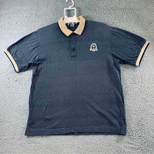 Nicklaus Golf Polo Mens 1996 Valhalla 78th PGA Championship Cotton Floral Navy L